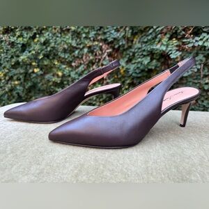 Brooks Brothers Elegant Black Slingback Heels